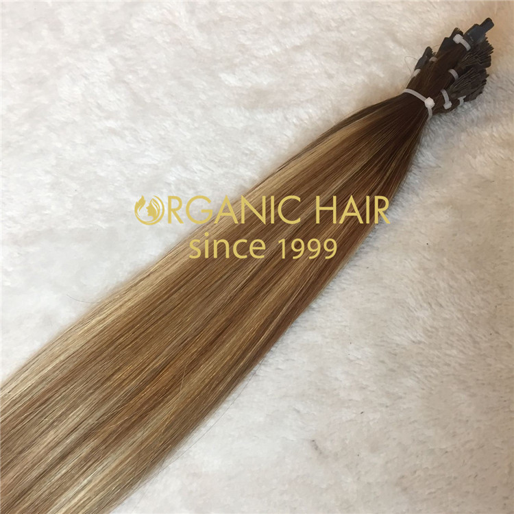 High quality human hair extensions--Ultra tip/Y tip/Fan tip hair extensions C17